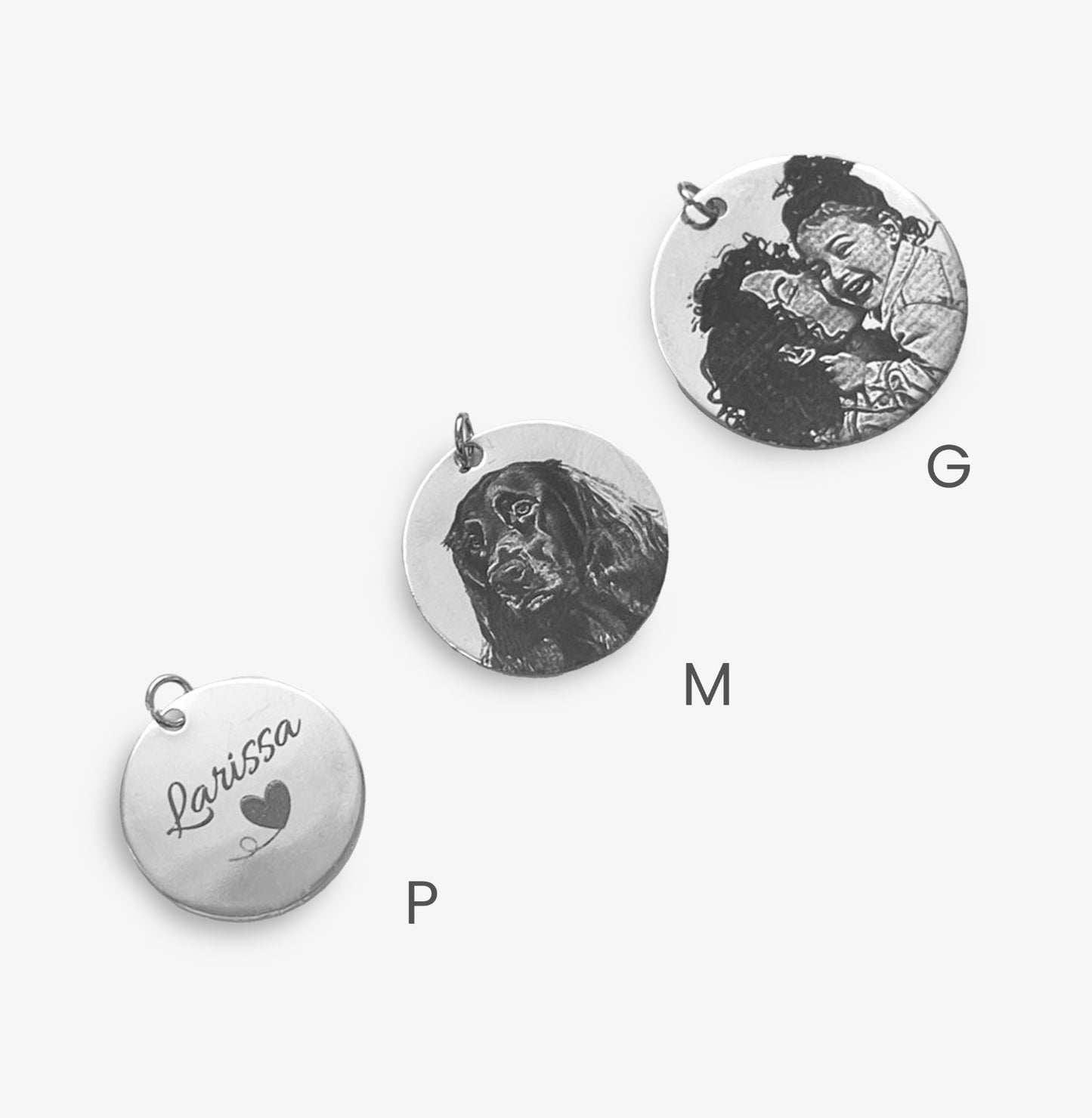 Pingente Personalizado Aço