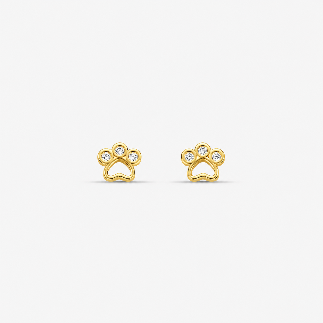 Brinco Patinha Folheado a Ouro 18k