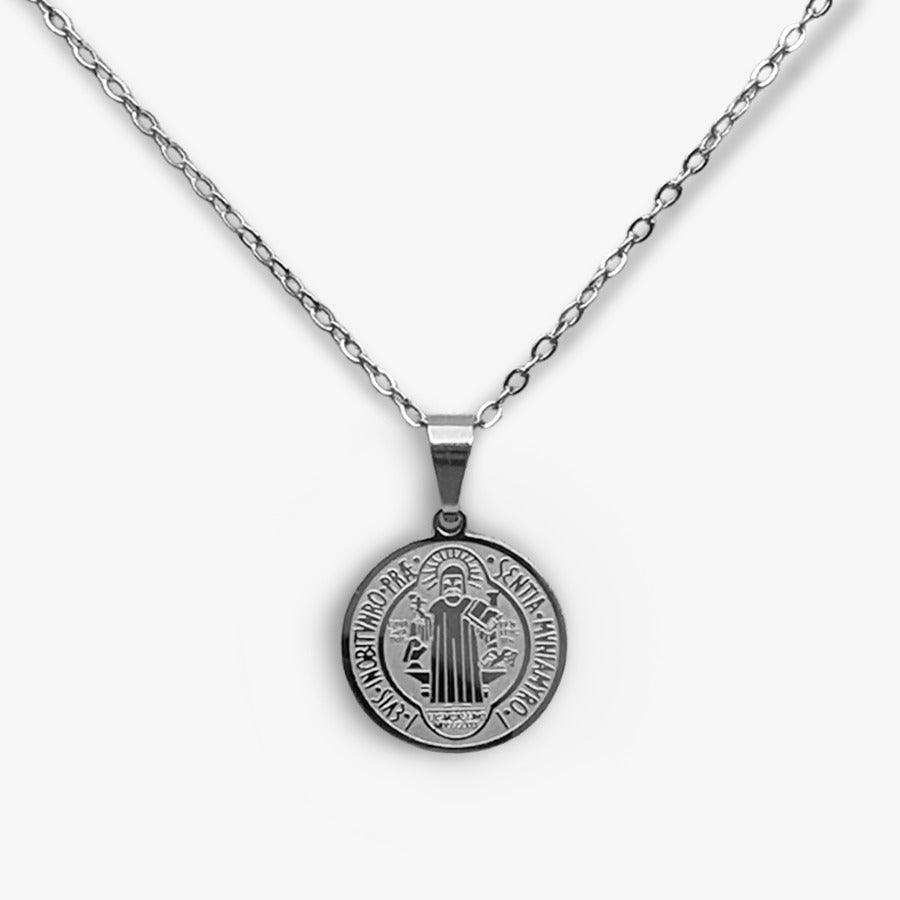 Colar Aço São Bento