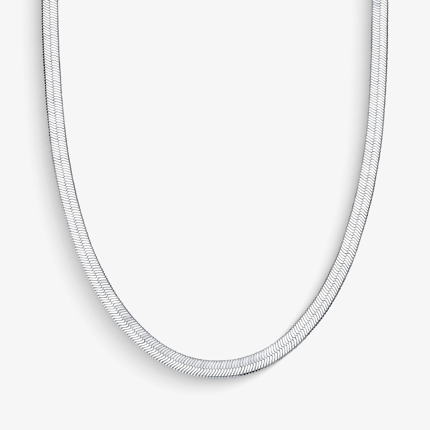 Choker Malha Italiana Folheado a Prata