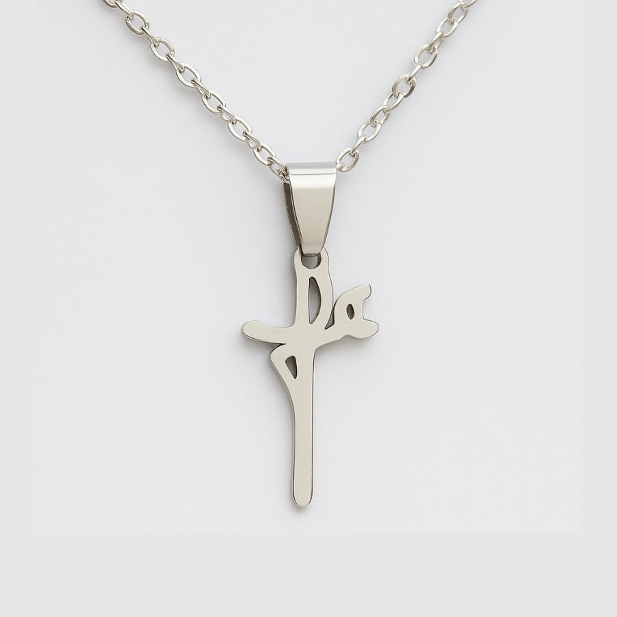 Corrente Masculina Aço Fé