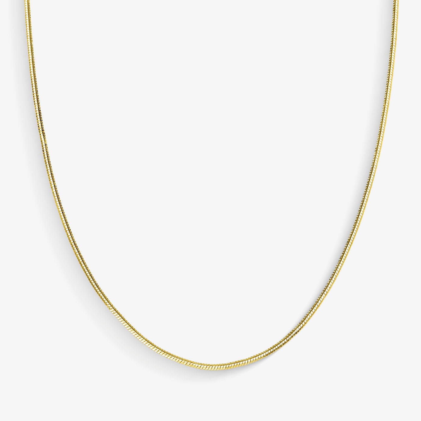 Colar Rabo de Rato Folheado a Ouro18k