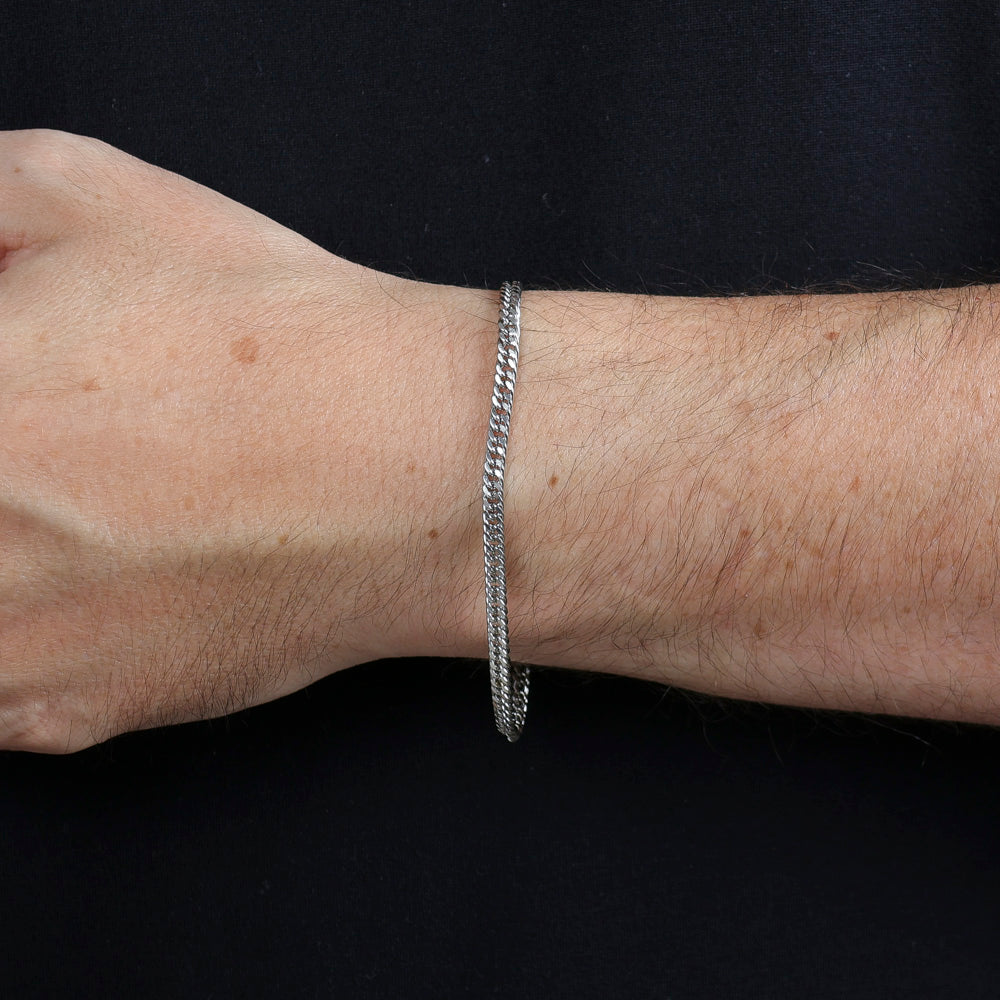 Pulseira Aço Masculino Elo Groumet