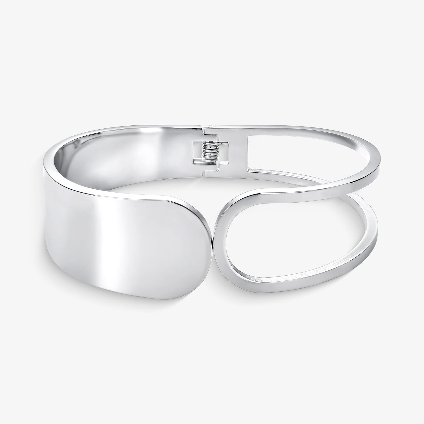 Bracelete Orgânico em Aço