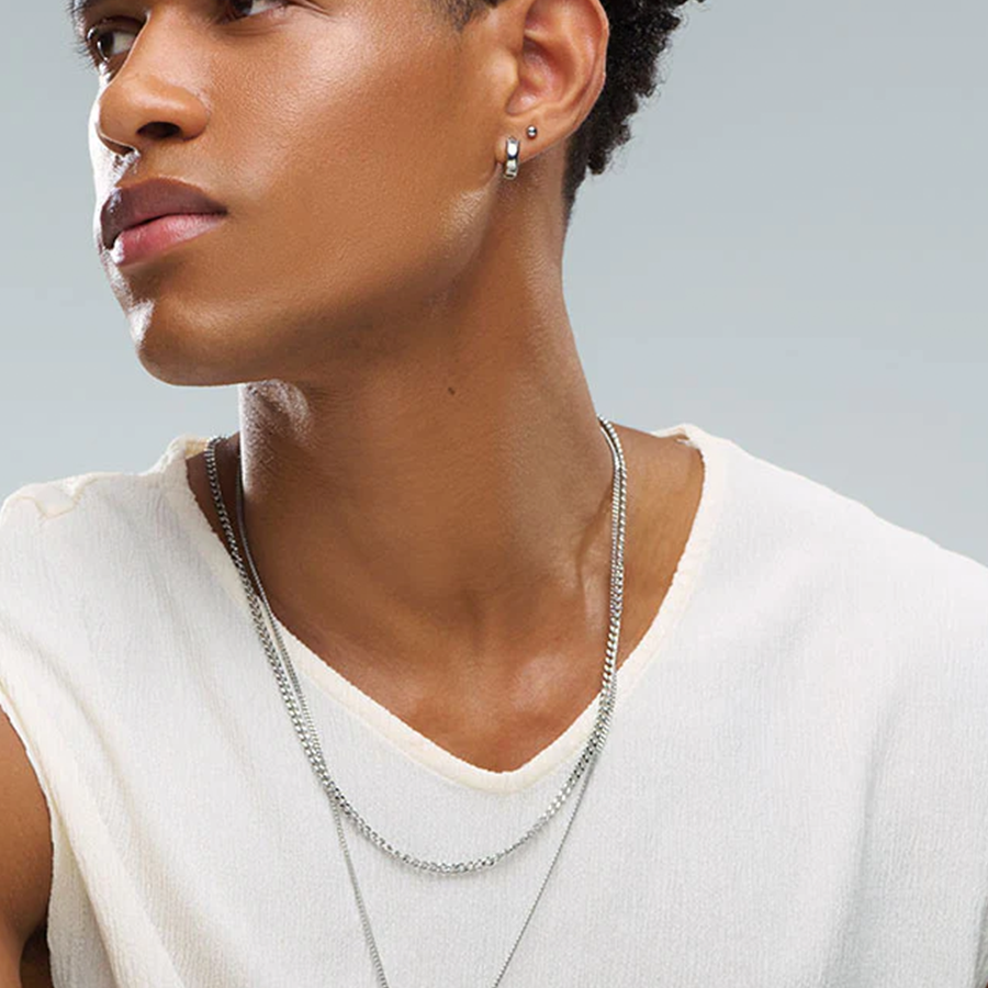 Corrente de Aço Inoxidável Elo Groumet 60cm