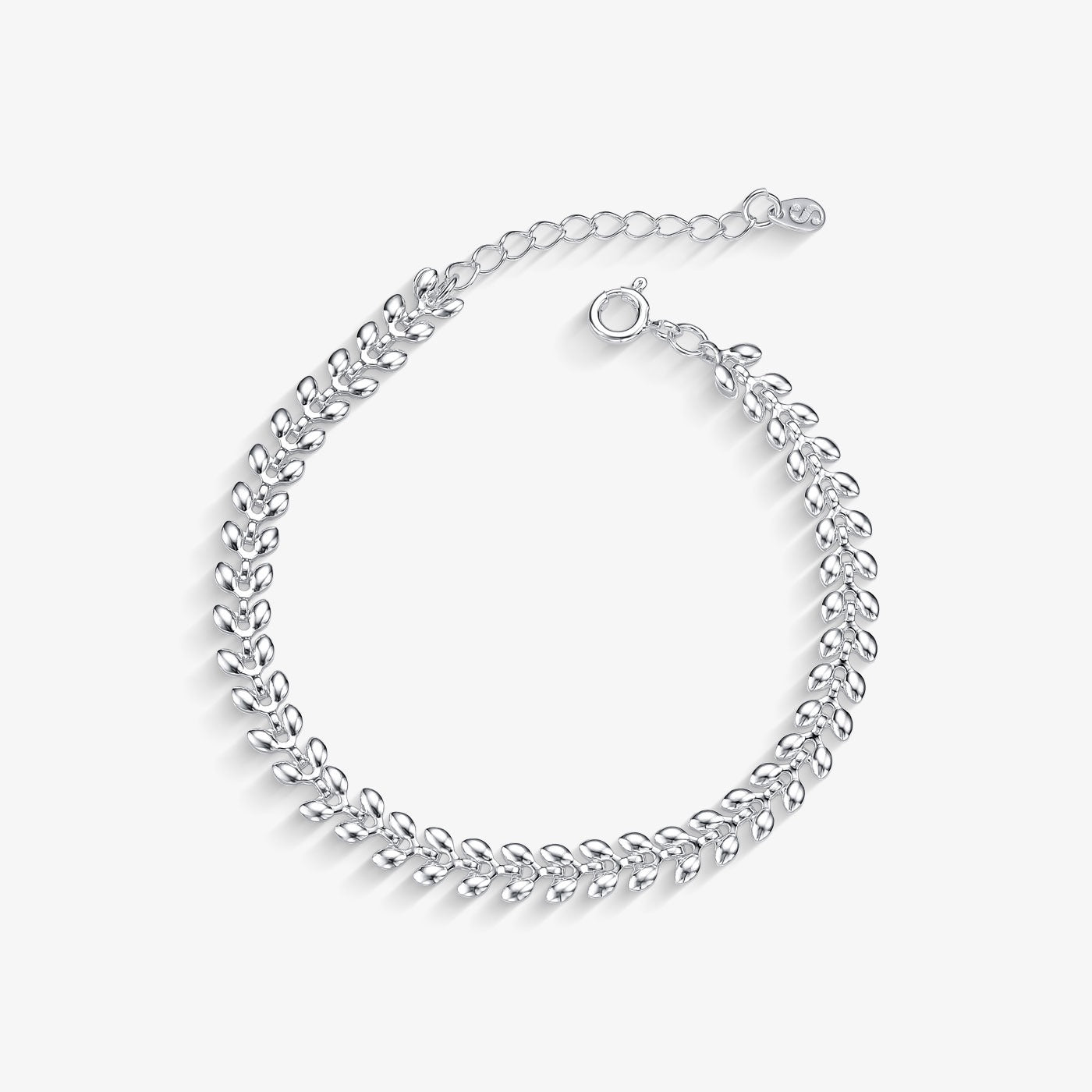 Pulseira Escama Folheado a Prata