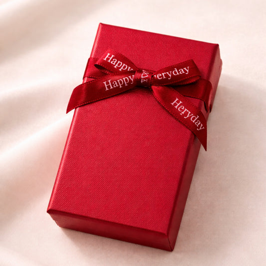 Caixa Presente Tripla Happy- Vermelho