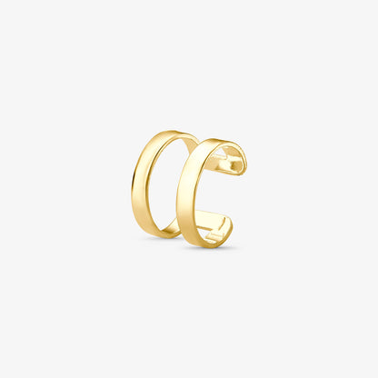Piercing Fake Dois Aros Folheado a Ouro 18k