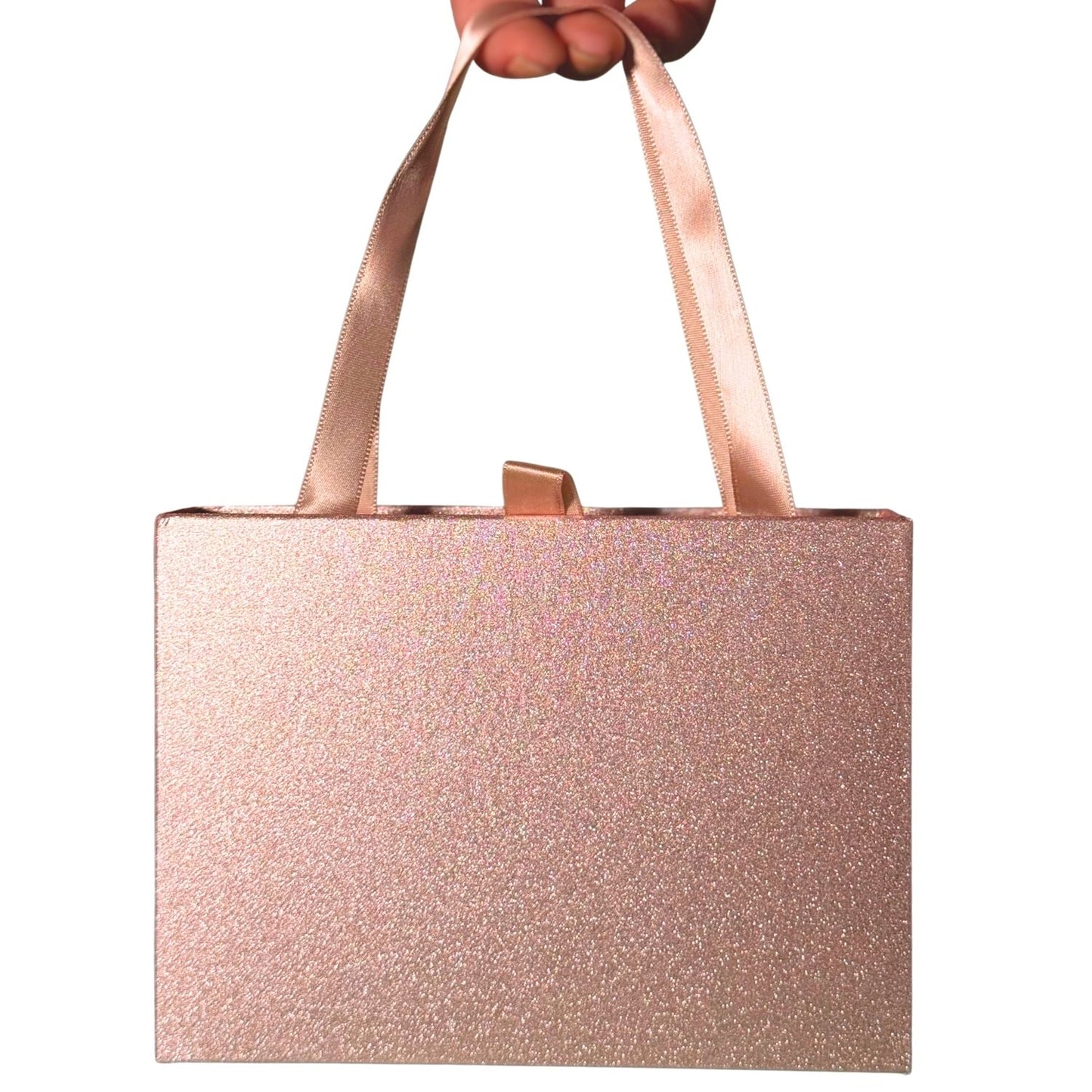 Bolsa Presente Sayuri- Caixa Rosa Glitter