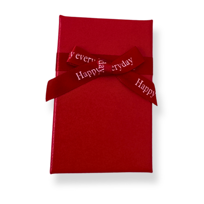 Caixa Presente Tripla Happy- Vermelho