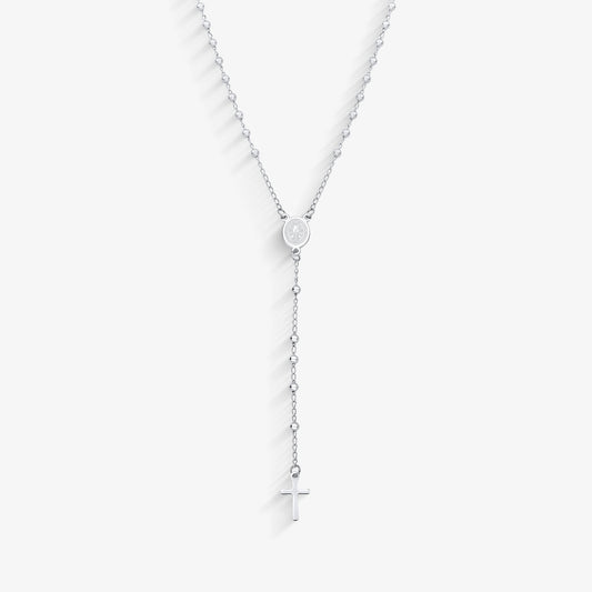 Terço Feminino São Bento em Aço