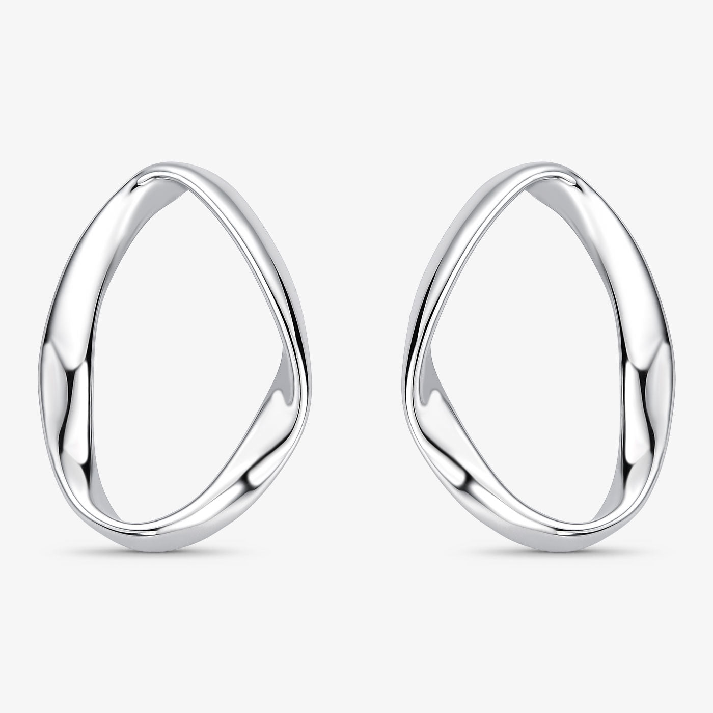 Brinco Aço Orgânico Vazado