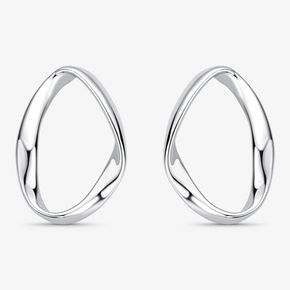 Brinco Aço Orgânico Vazado