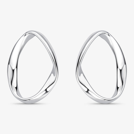 Brinco Aço Orgânico Vazado