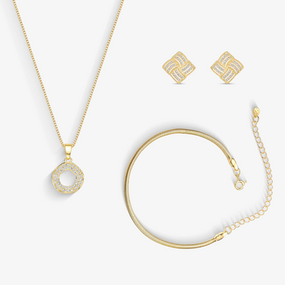 Mix Essência de Mulher Folheado a Ouro 18k