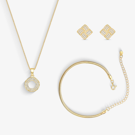 Mix Essência de Mulher Folheado a Ouro 18k
