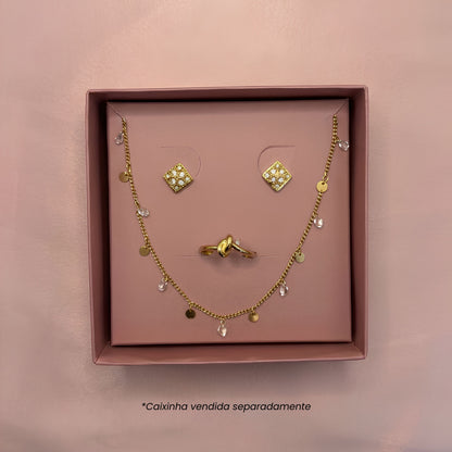 Mix Brilho Radiante Folheado a Ouro 18k