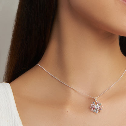 Conjunto Flor de Cristal Colorida