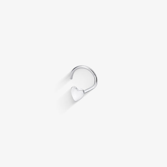 Piercing Nostril Aço Coração