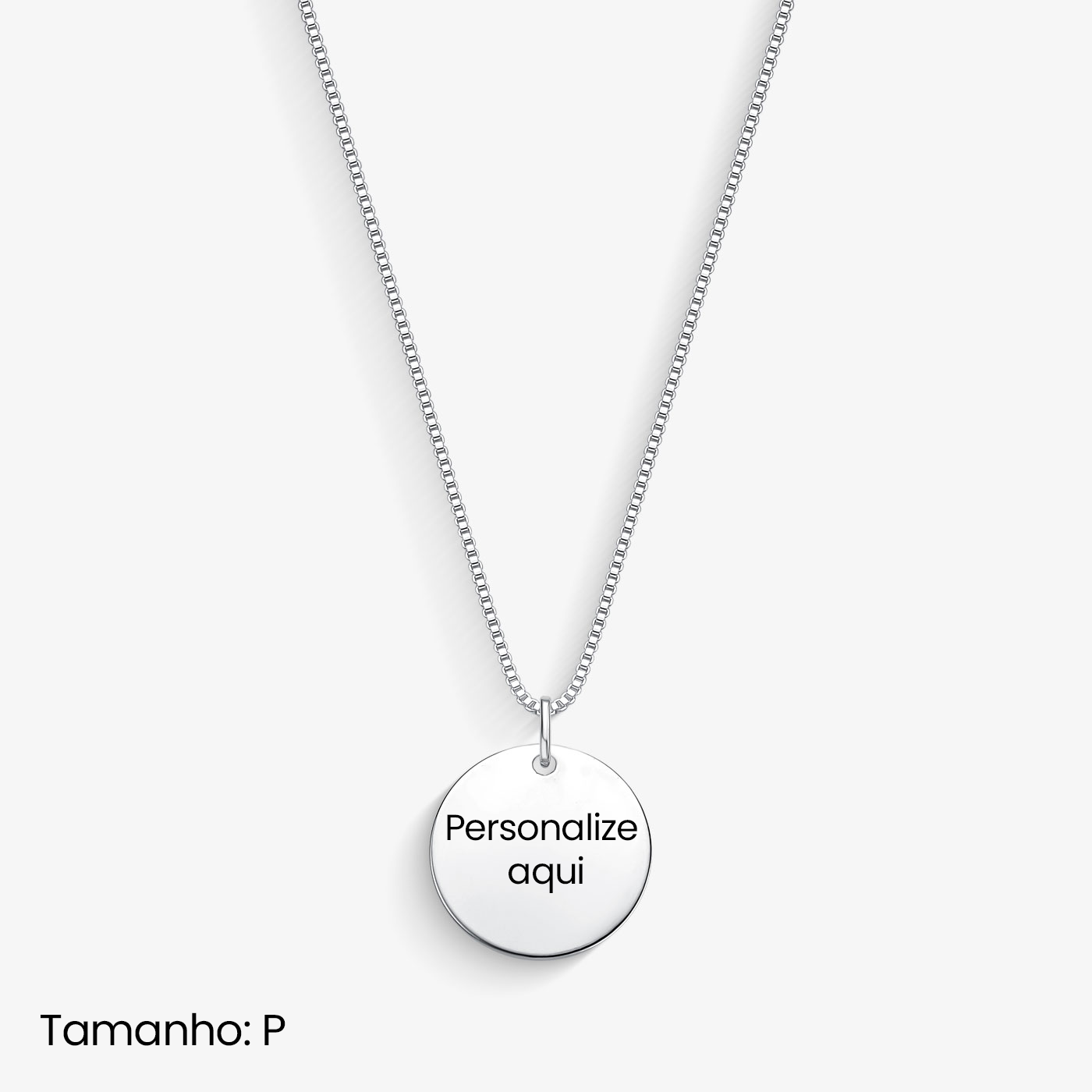 Colar Medalha com Nome Personalizado