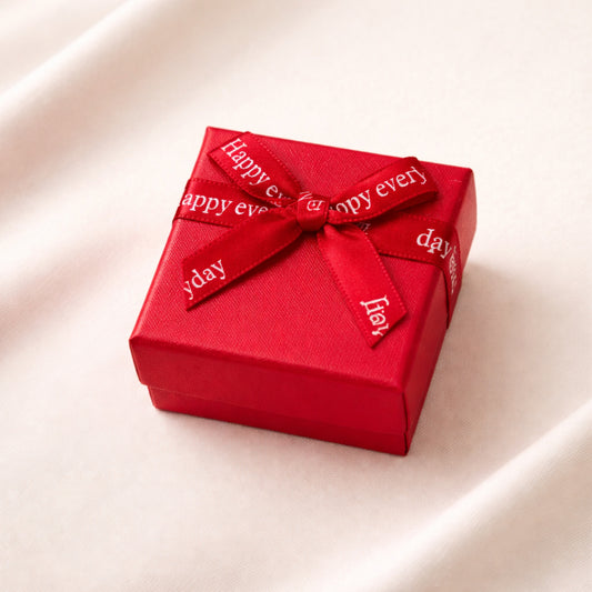 Caixa de Presente Happy-Vermelho