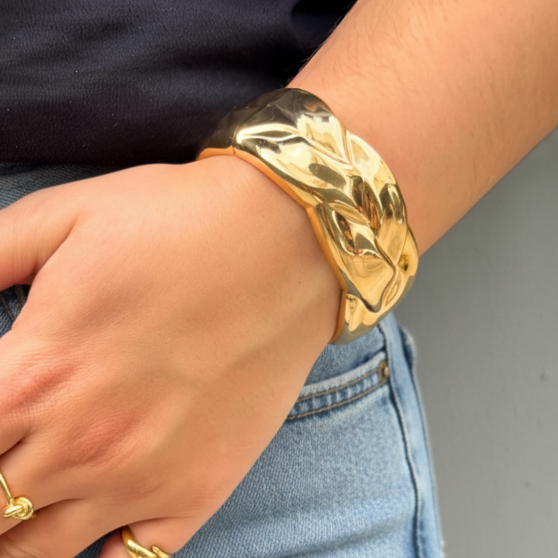 Bracelete Aurélia Lux Dourado