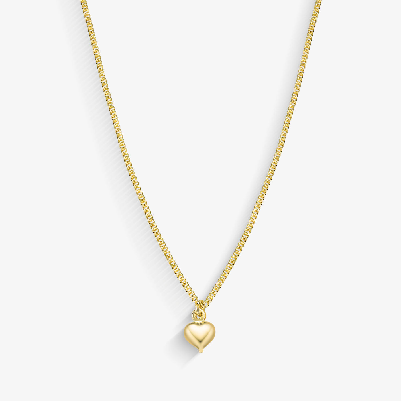 Colar Infantil Coração Folheado a Ouro18k