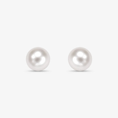 Brinco Pérola Folheado a Prata