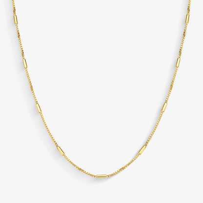 Colar Veneziana Palito Folheado a Ouro 18k