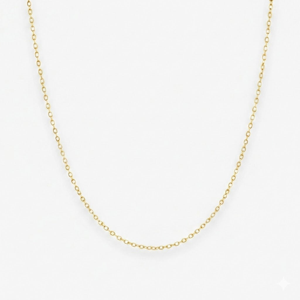 Choker Elo Português Folheado a Ouro 18k