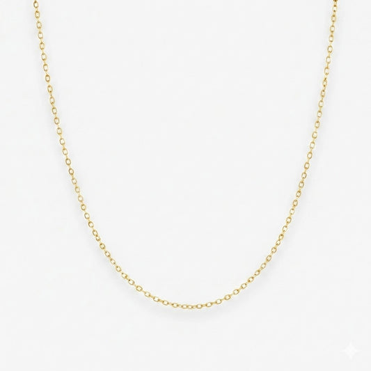 Choker Elo Português Folheado a Ouro 18k