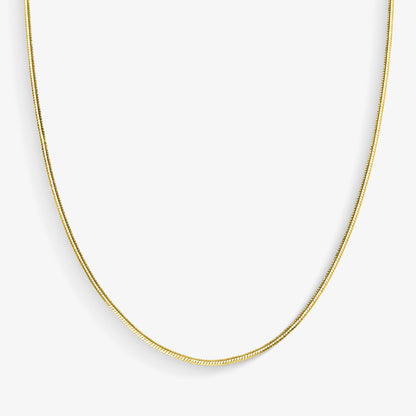 Colar Rabo de Rato Folheado a Ouro18k