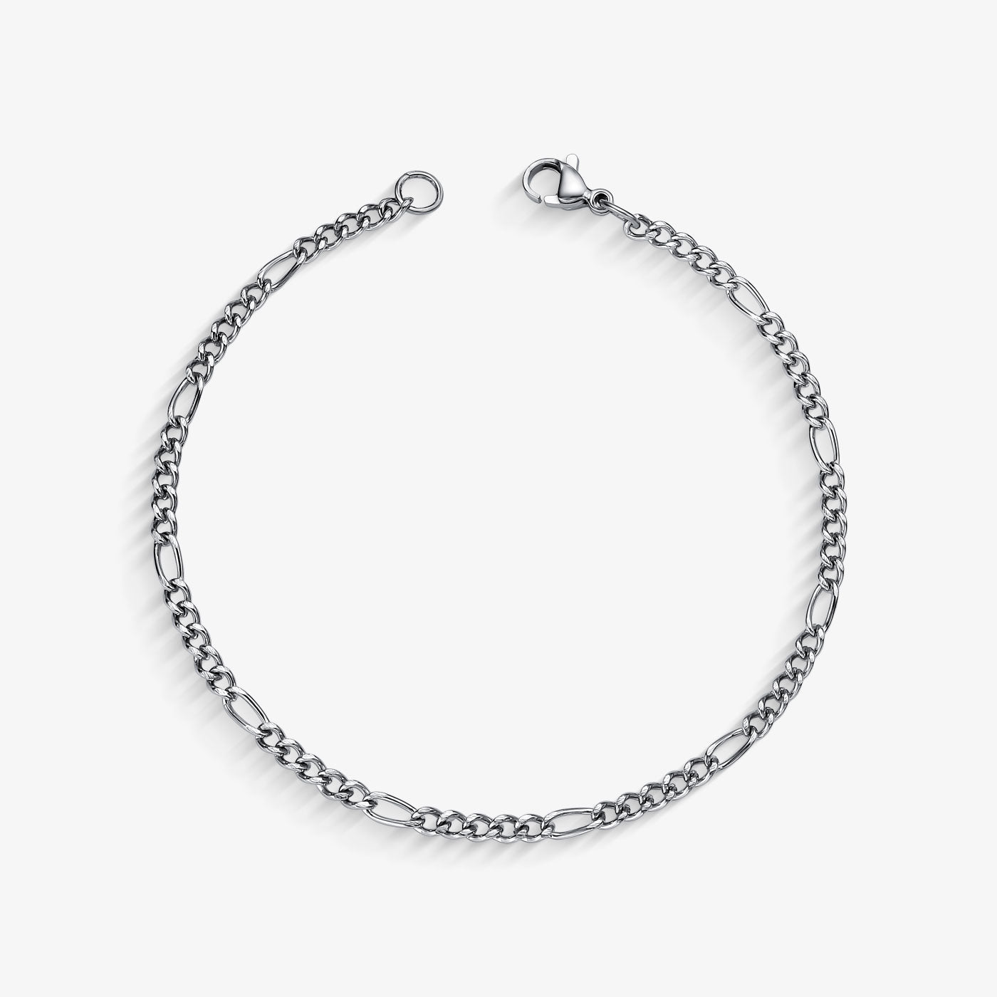 Pulseira de Aço Masculina Elo Fígaro