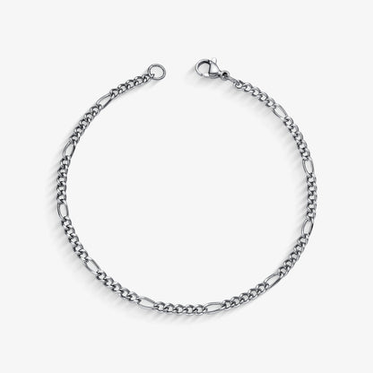 Pulseira de Aço Masculina Elo Fígaro
