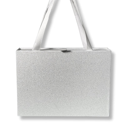 Bolsa Presente Sayuri- Caixa Prata Glitter