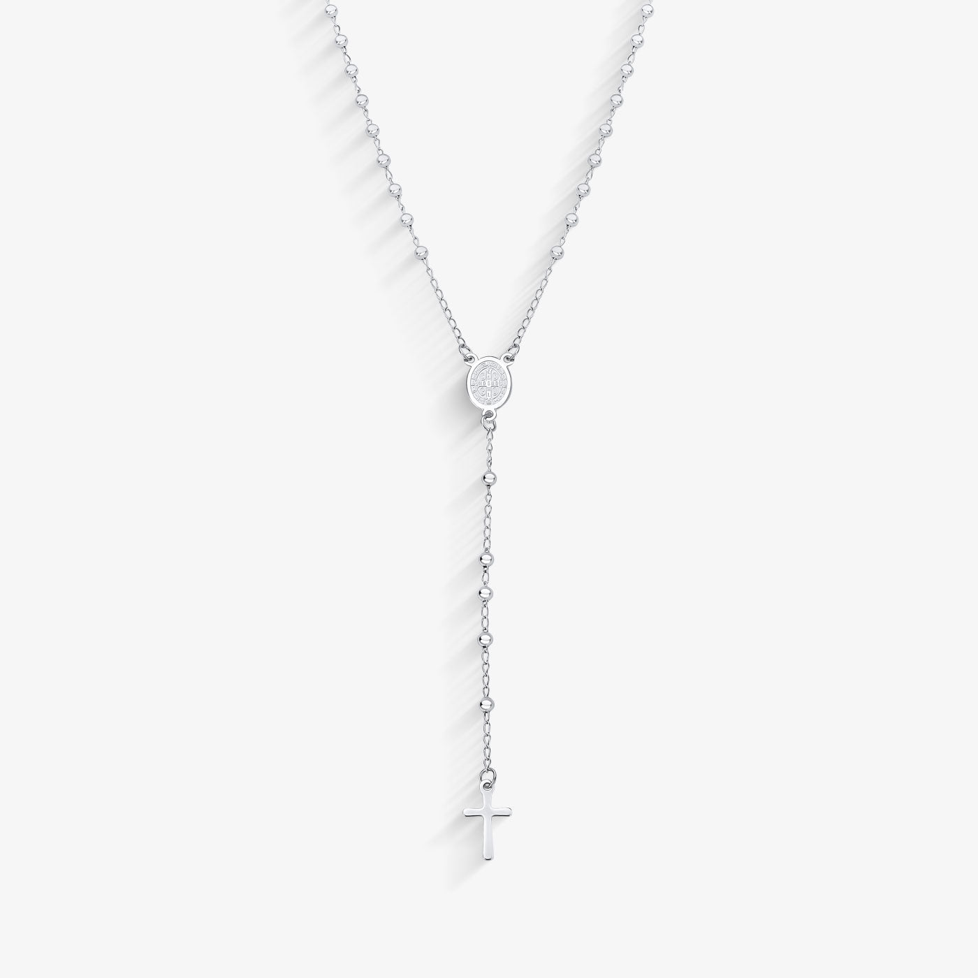 Terço Feminino São Bento em Aço