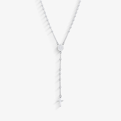 Terço Feminino São Bento em Aço