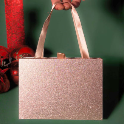 Bolsa Presente Sayuri- Caixa Rosa Glitter