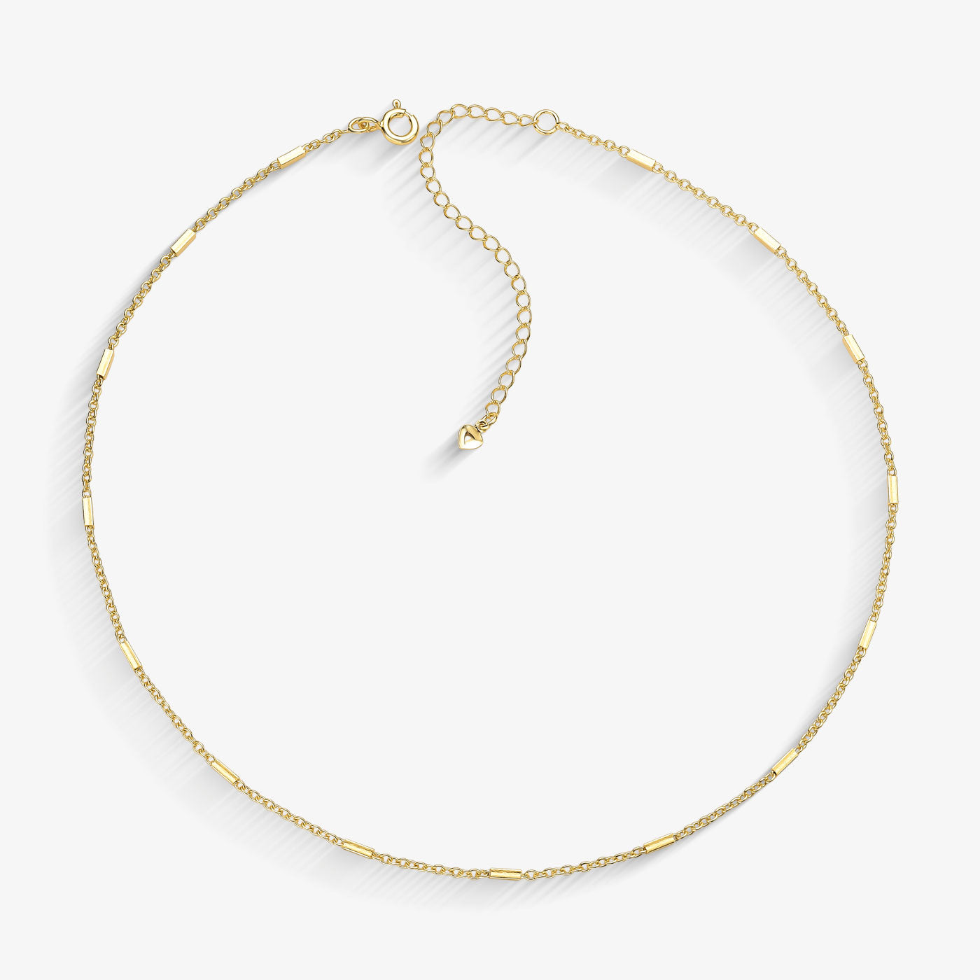 Choker Elo Português Palito Folheado a Ouro18k