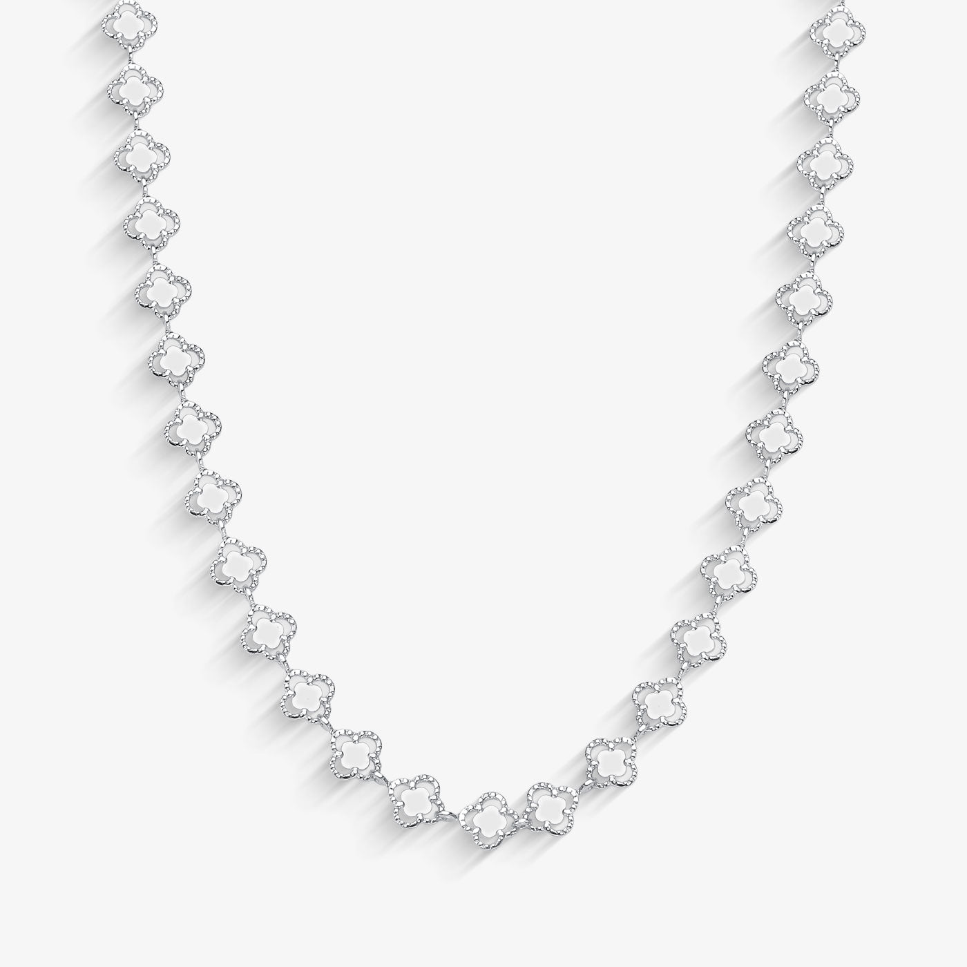 Chocker Trevo Chapinha Vazado