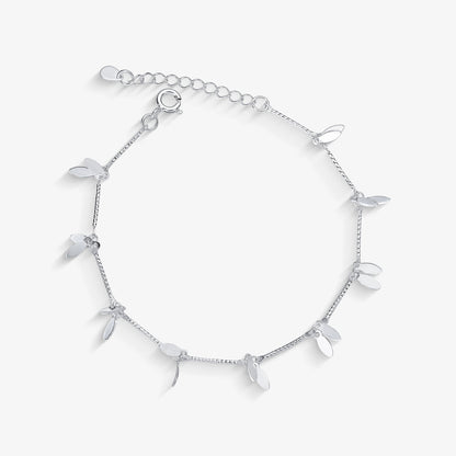 Pulseira Folhas em chapa