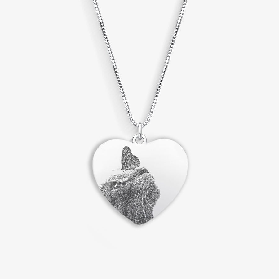 Colar Medalha Coração Personalizado