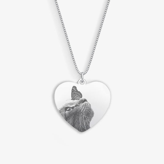 Colar Medalha Coração Personalizado