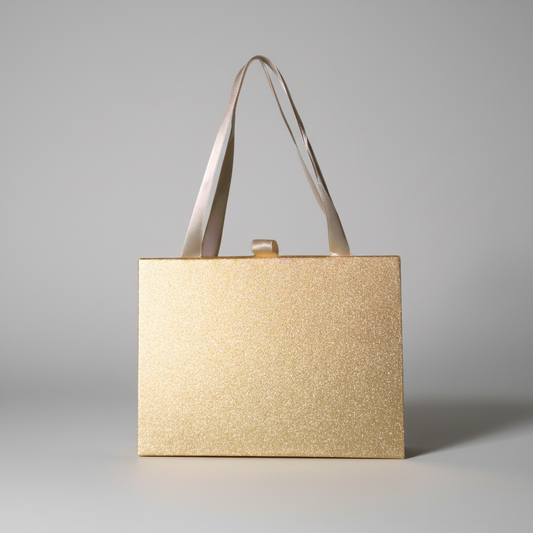 Bolsa Presente Sayuri- Dourado Glitter