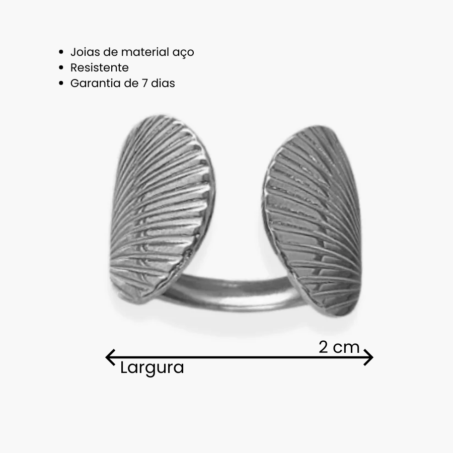 Anel Aço Regulável Oceane