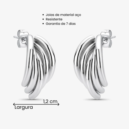 Brinco Aço Cinco Aros