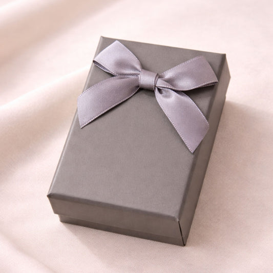 Caixa Presente Cinza Liso