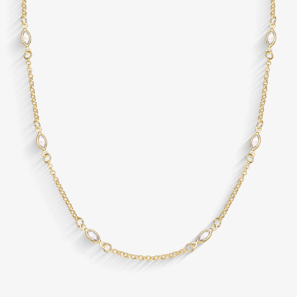 Mix Cristais Folheado a Ouro 18k
