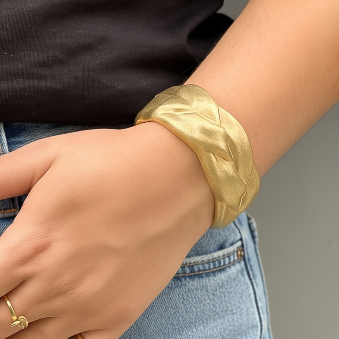 Bracelete Aurélia Fosco Dourado