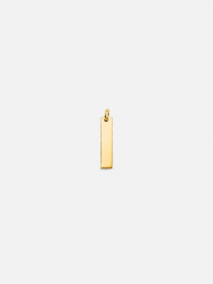 Colar Plaquinha Personalizado Folheado a Ouro 18k